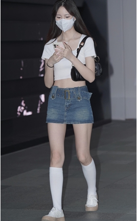 牛仔裙美女(60P)