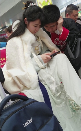 漂亮的古装女孩