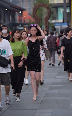 高跟美女