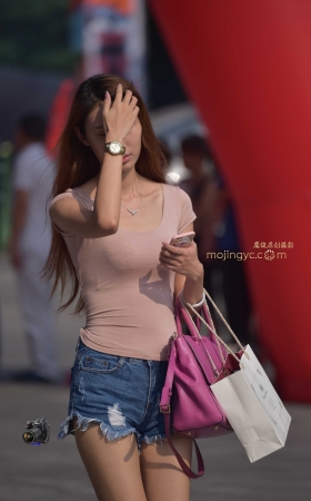2015-07-09牛仔短裤美女（19P） [19P]