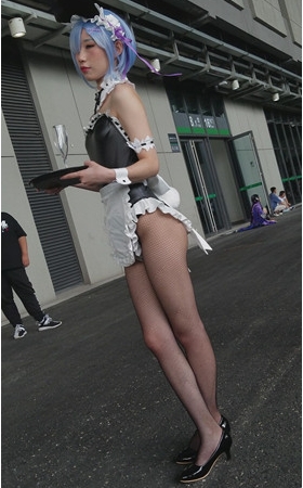 两个coplay女仆妹子