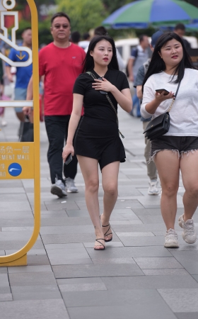 高跟美女