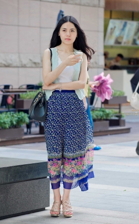 连衣长裙，凉高，美女 [9P]