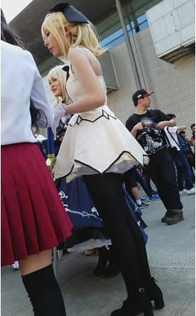 cosplay黑丝美女