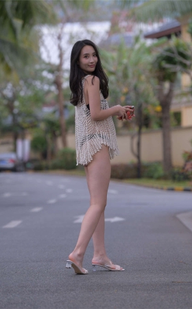 一始街拍作品 黑白配