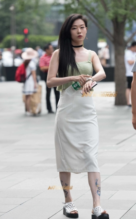 逛街包臀裙美女 [10P]