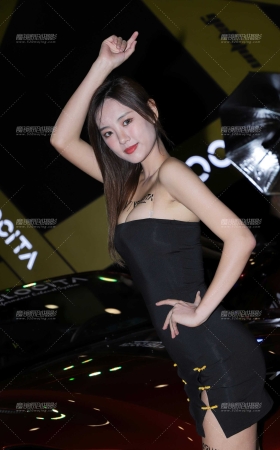 黑色连衣短裙旗袍3 [22P]
