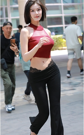 高跟黑紧裤美女(272P)
