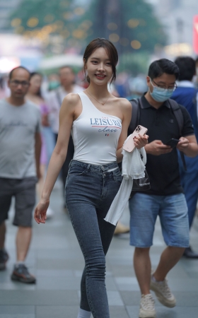 这笑容真甜