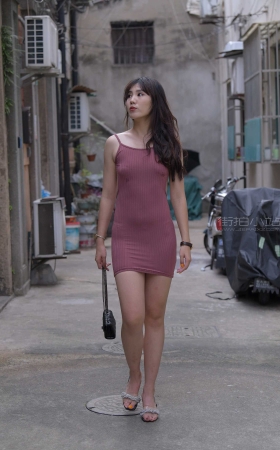 [一只麋鹿专区] 褐色包臀裙美女 【图片➕视频】<font color=red> [10P]</font>