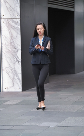 紧致西裤，职工装熟女