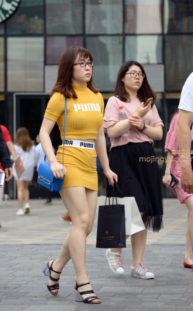 黄色紧身裙 [14P]
