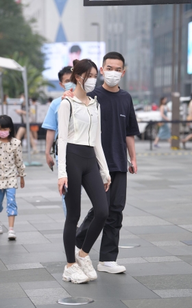 瑜伽裤长腿女友