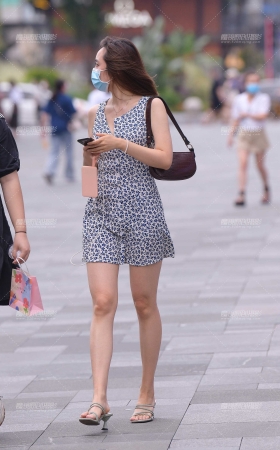 连衣裙美腿美眉 [14P]