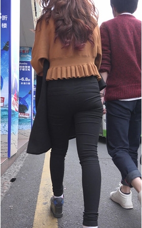 黑紧裤