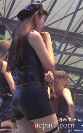 皮衣皮裤长腿showgirl美女