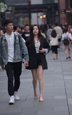 高跟美女