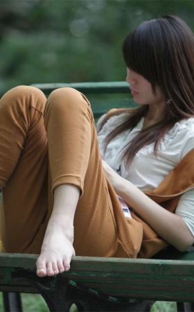 No451 漂亮女孩的玩鞋境界