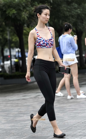 吊带美胸美背健美裤性感 [10P]