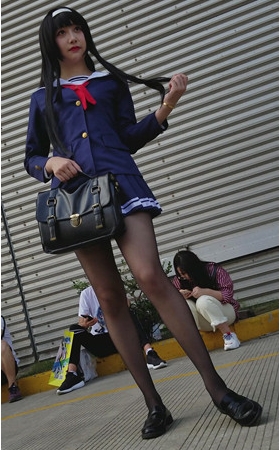 coplay黑丝学妹