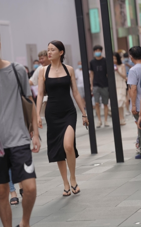 迷人背影