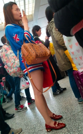 购票的时候最适合拍摄