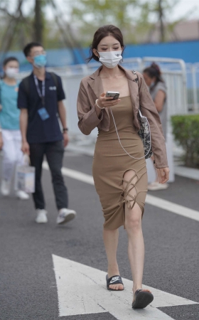 气质针织裙