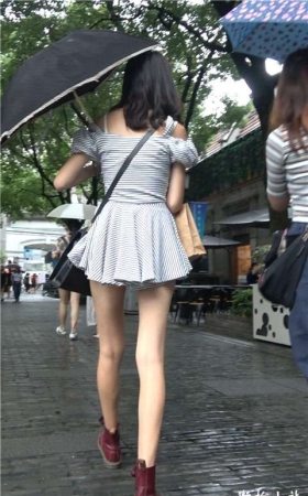 4K 性感的美腿美女