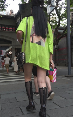 绿衣妹子