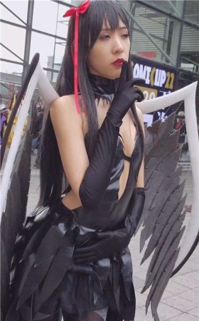 4k-玩cosplay的二次元少女