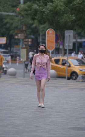 性感包屯裙美女