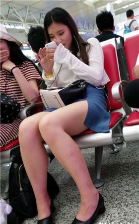 4k超清，极品美腿性感包臀裙美丽女孩