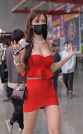 性感魅力红美女