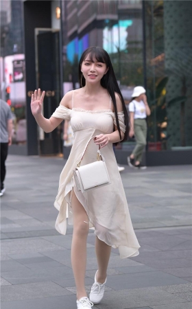 白色连衣裙极品女神3A075[59P-778M]