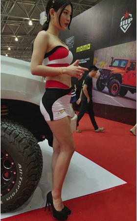 美女车模小姐姐