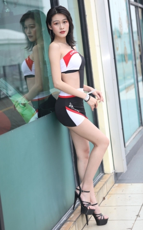 长腿美模