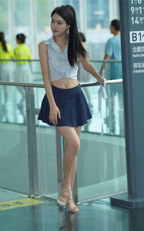 清新百褶裙