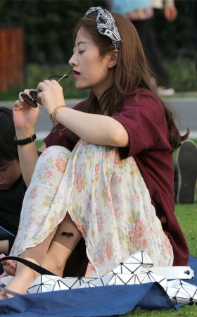 No1007 带上墨镜就能与少女一争风采的少妇五彩艳足，你愿意错过？ 第1套