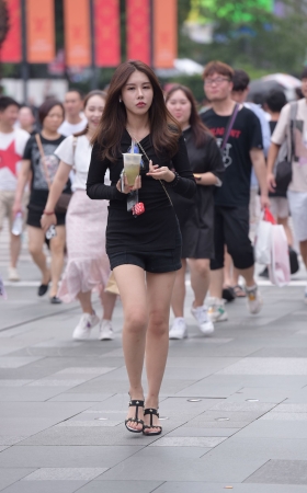 高跟美女