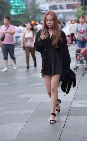 高跟长腿小姐姐