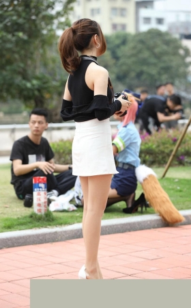 灰色丝袜摄影师FF053