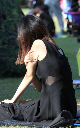 No42 柔美女孩的黑裙长丝