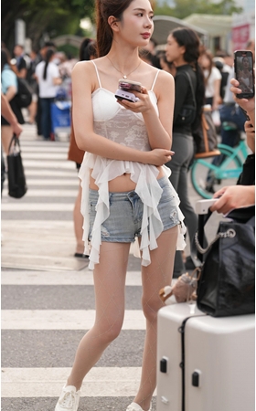 漂亮的热裤美女(117P)