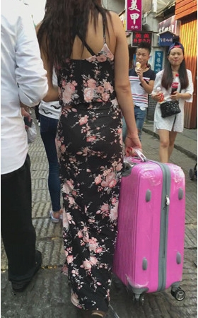连体花裙
