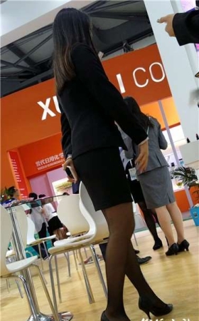 4k超清，OL制服职业装黑丝高跟美女