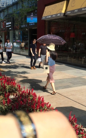紧身一步裙，裸腿，凉高（14） [15P]