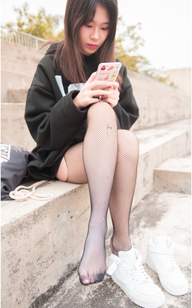性感的黑色丝袜美女(350P)