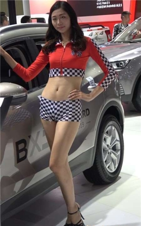 车展性感美女模特大荟萃