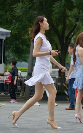 7-28 细跟尖头鞋，部分透明显得脚部更加性感 [14P]