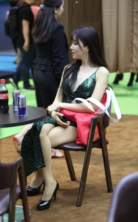 性感妖娆的肉丝长腿美女